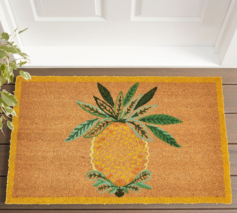 Welcome Pineapple Doormat | Pottery Barn (US)