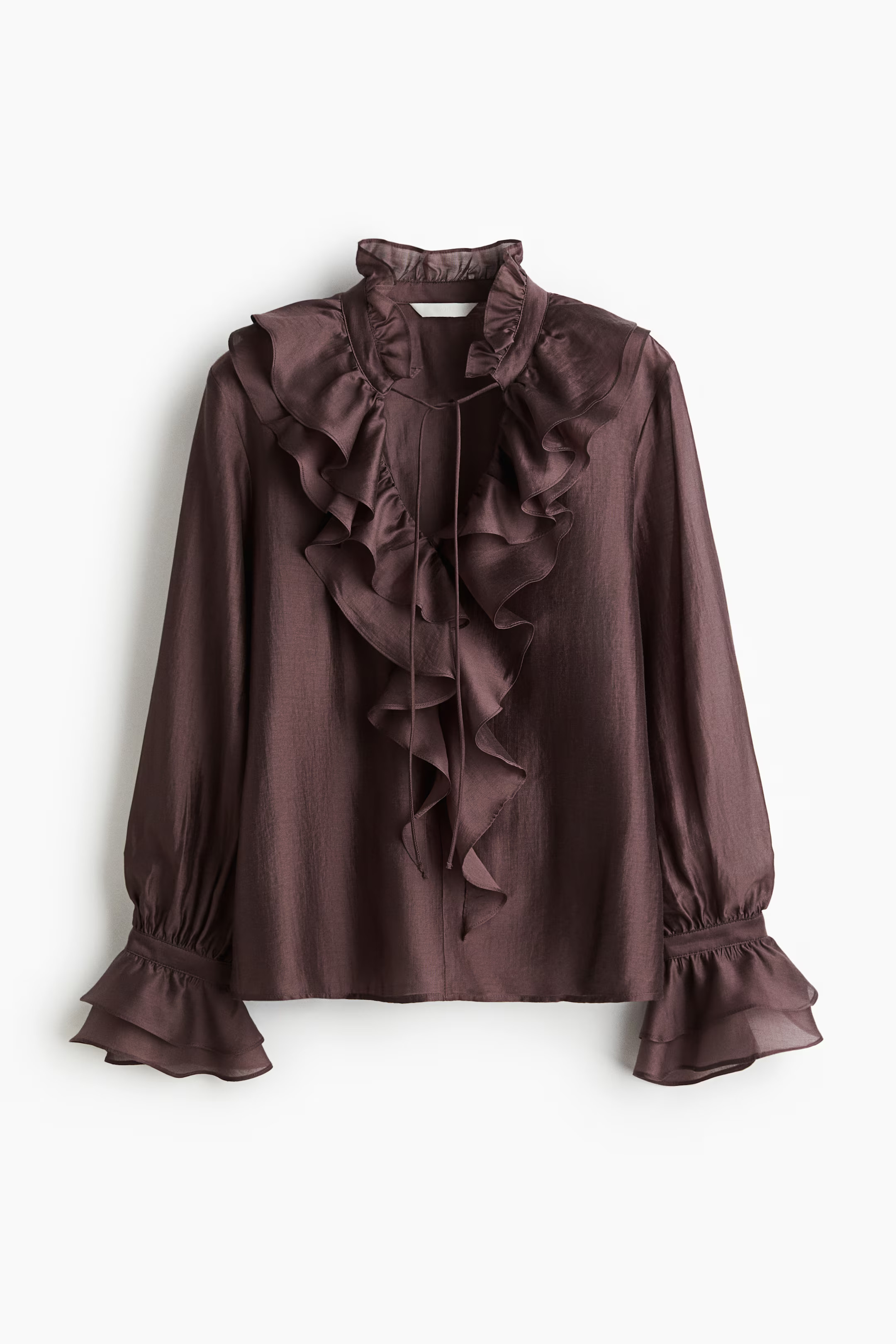 Flounced blouse | H&M (UK, MY, IN, SG, PH, TW, HK)