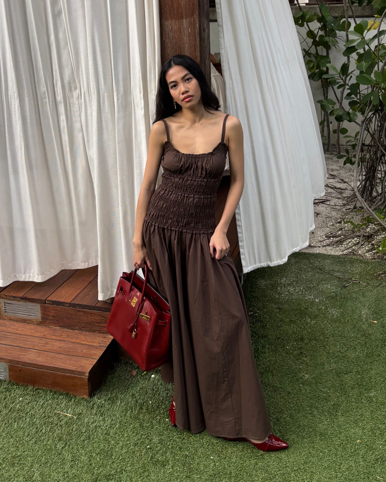 Color combo: Brown and burgundy 🤌🏼

#LTKSeasonal #LTKItBag #LTKActive