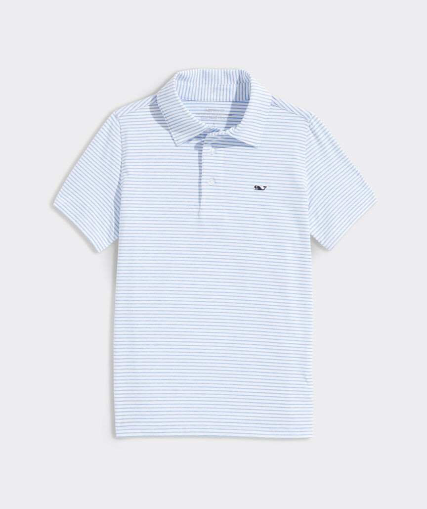 Boys' Performance Bradley Stripe Sankaty Polo | vineyard vines