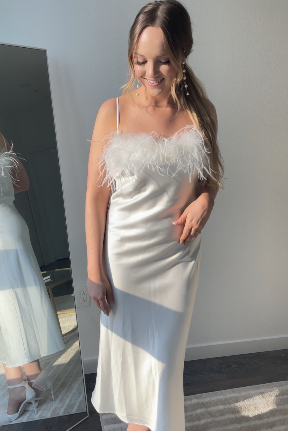 White feather reception dress

#LTKwedding #LTKstyletip