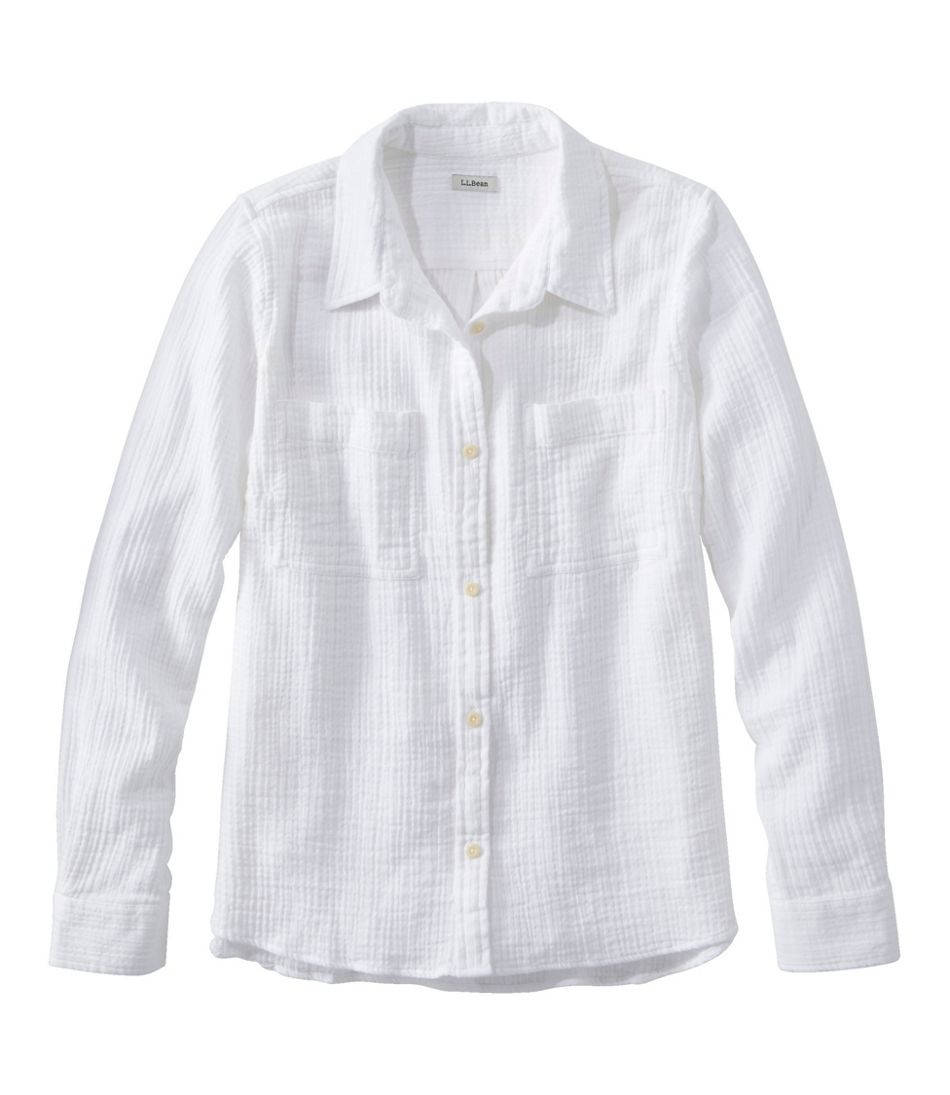 Women's Cloud Gauze Shirt, Long-Sleeve | Shirts & Button-Downs at L.L.Bean | L.L. Bean