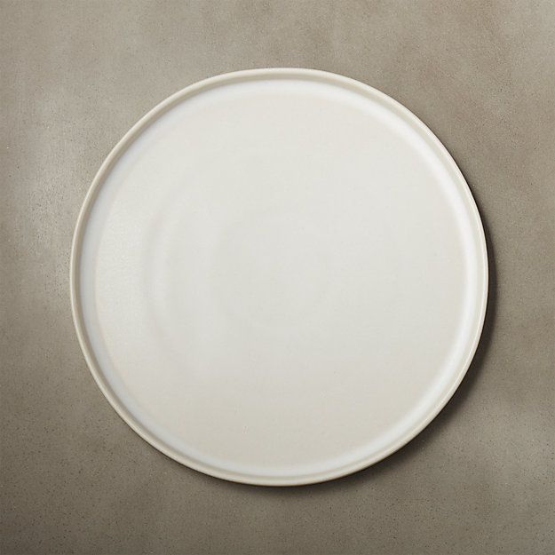 Ecru Natural Dinner Plate | CB2