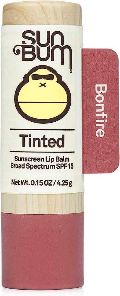 Sun Bum Tinted Lip Balm Bon Fire | SPF 15 | UVA / UVB Broad Spectrum Protection | Sensitive Skin ... | Amazon (US)