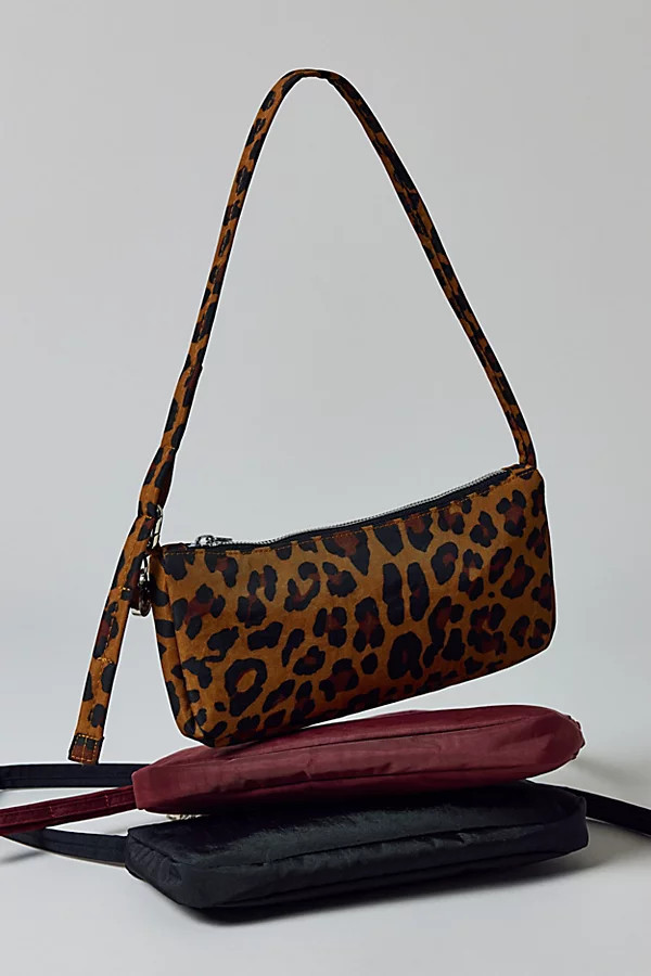 BAGGU Nylon Pochette Bag in Leopard, Women's at Urban Outfitters | Urban Outfitters (US and RoW)