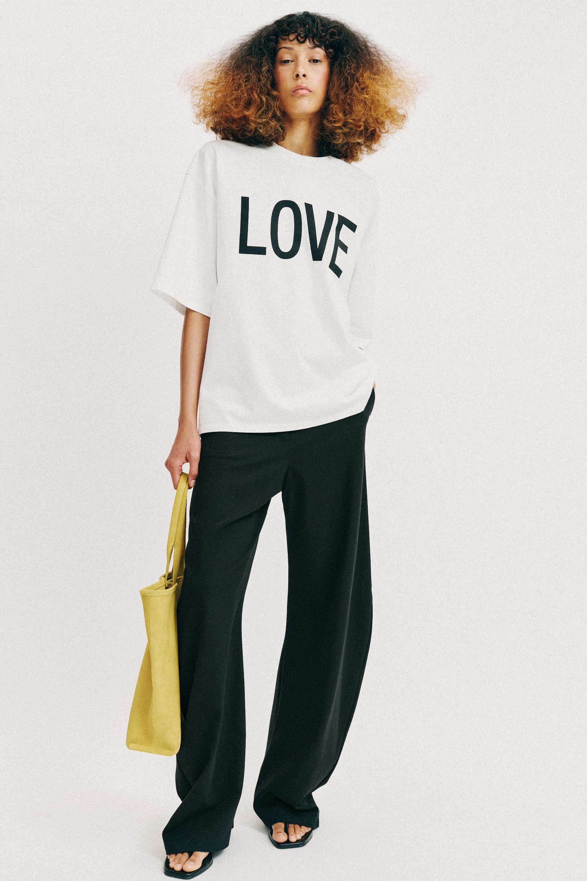 OVERSIZED TEXT T-SHIRT | Zara US
