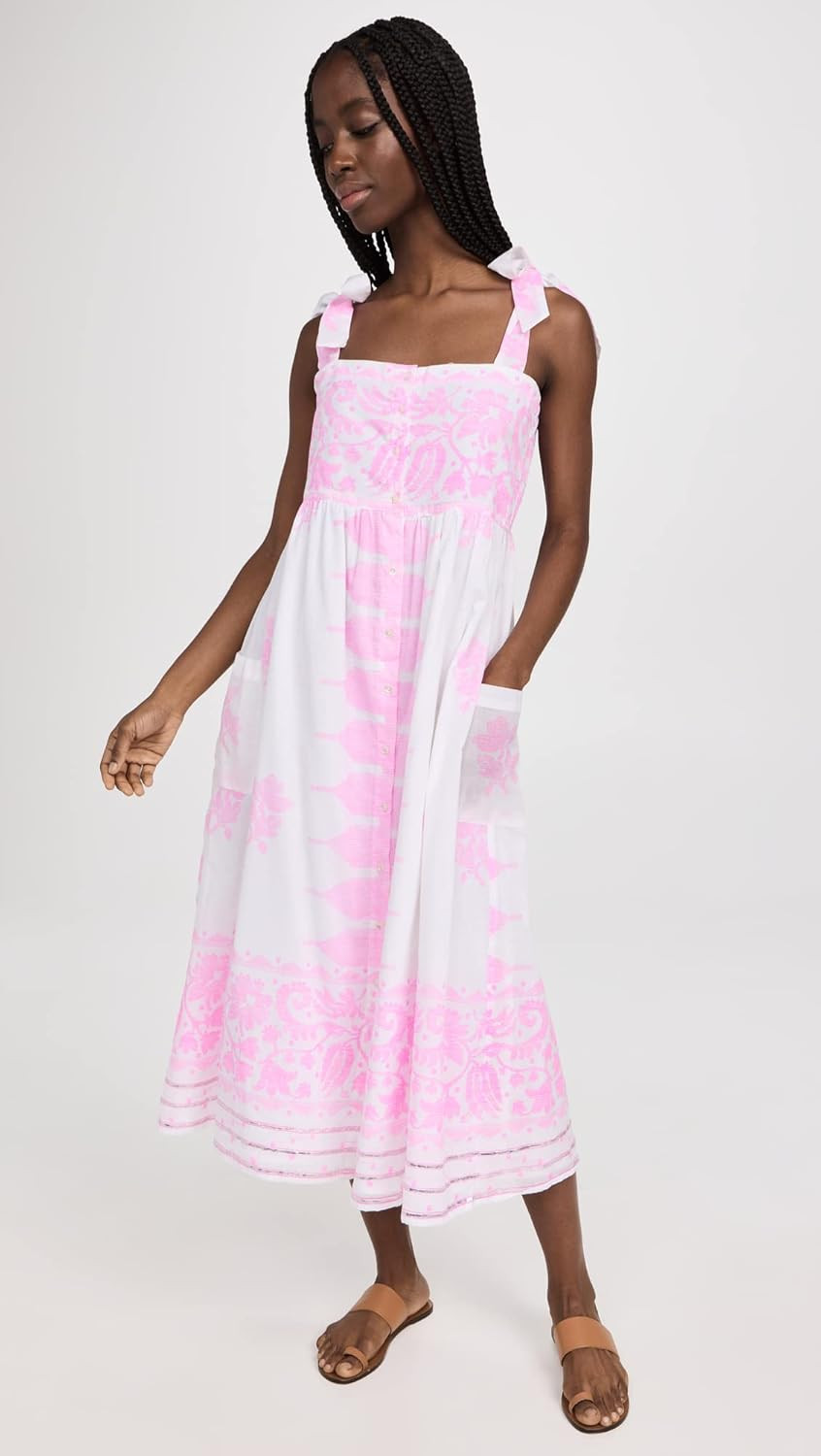 Juliet Dunn Women's Tie Shoulder Dress | Amazon (US)
