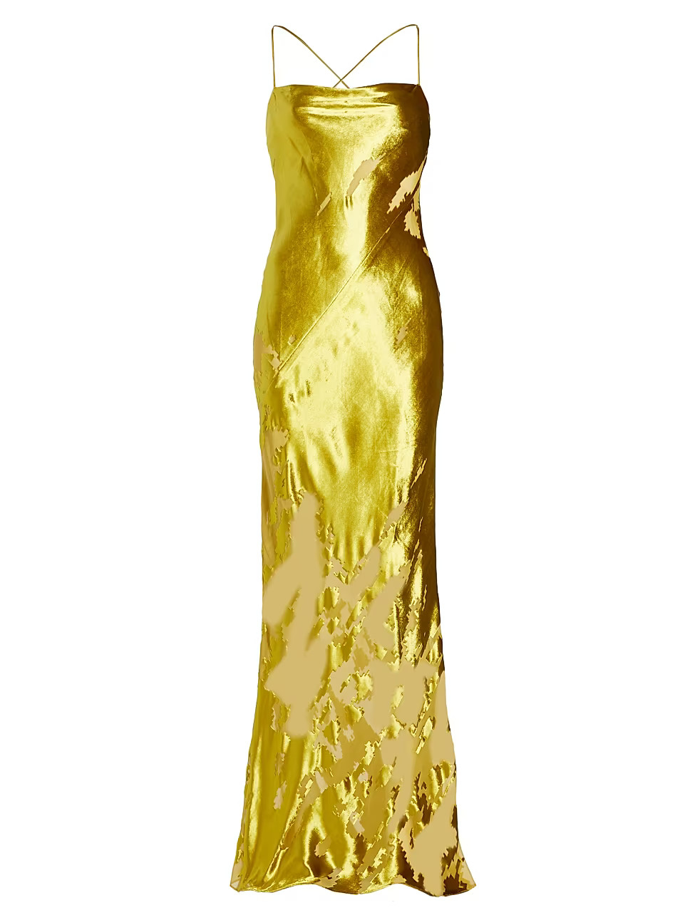 Burnout Velvet Bias-Cut Gown | Saks Fifth Avenue