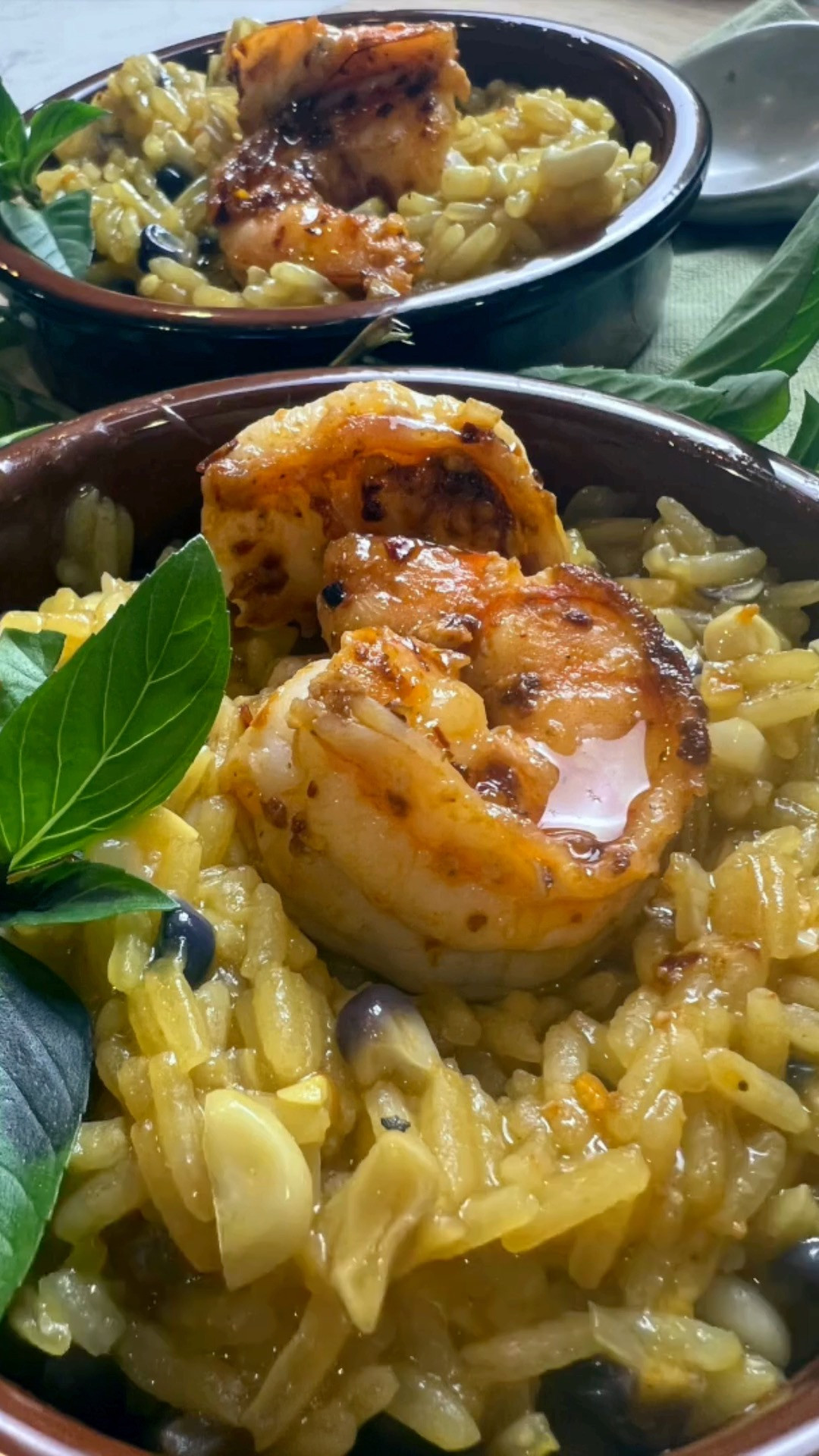 This easy Sweet Corn🌽 Risotto (made with pantry staple jasmine rice) and seared Chili Crisp Shrimp🍤 is quick enough for weeknight cooking, yet superb to serve to company.
Kids & adults alike love the creamy rice and that contrast of succulent, spicy shrimp is a winner 1 skillet dinner.

Check out the easy recipe on TKFoodie.com here - https://www.taylorkitchen.net/recipes/sweet-corn-risotto-with-seared-chili-crisp-shrimp

Check out all the things to make this 30 minute meal come together in a flash here on my LTK! 

 #LTKHome #LTKFindsUnder100