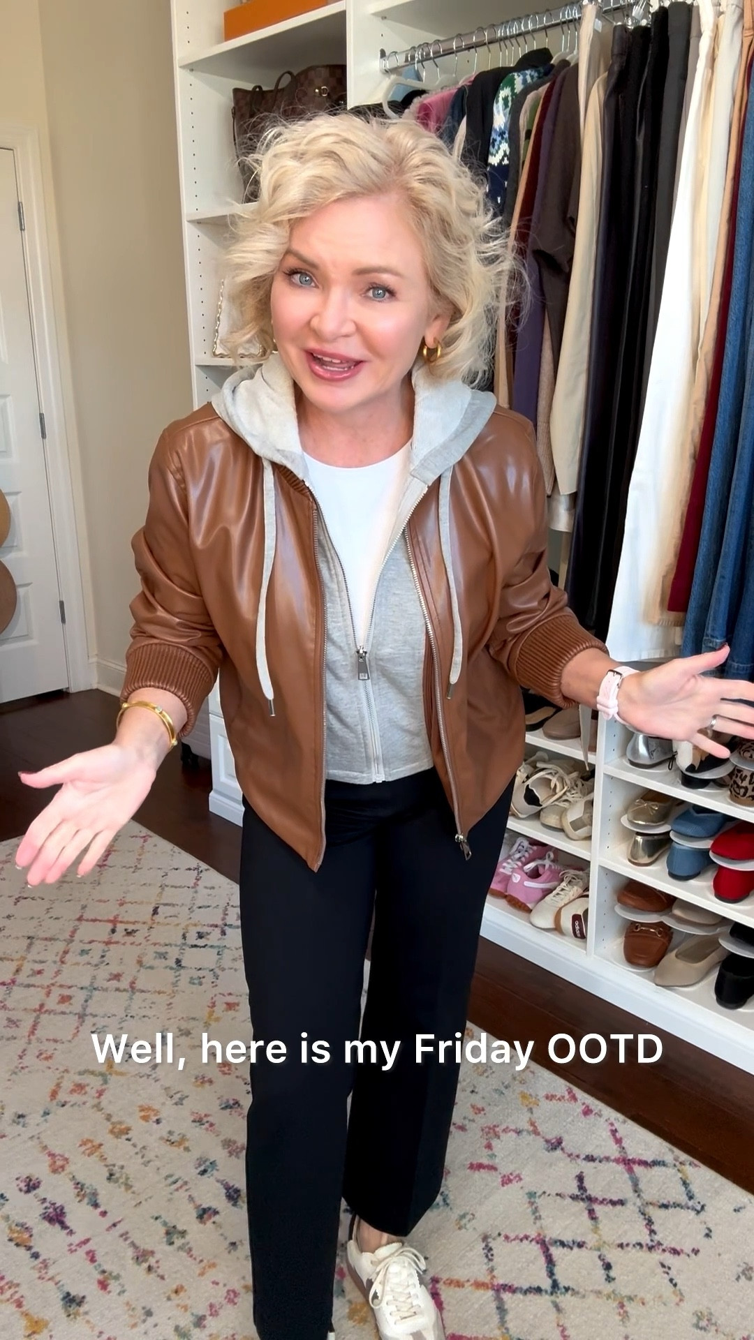 I love how this casual, polished but “not trying too hard” outfit came together! Layered bomber Jacket is a Small, Ponte pants are Medium. Perfect for shopping, appointments, school car line pickup, you name it!

Casual outfit
Petite fashion
Gen X Style
Bomber jacket
Athleisure
SPANX

#stylewithserena
#petitefashion
#genxstyle

#LTKdayinmylife #LTKootd #LTKPetite