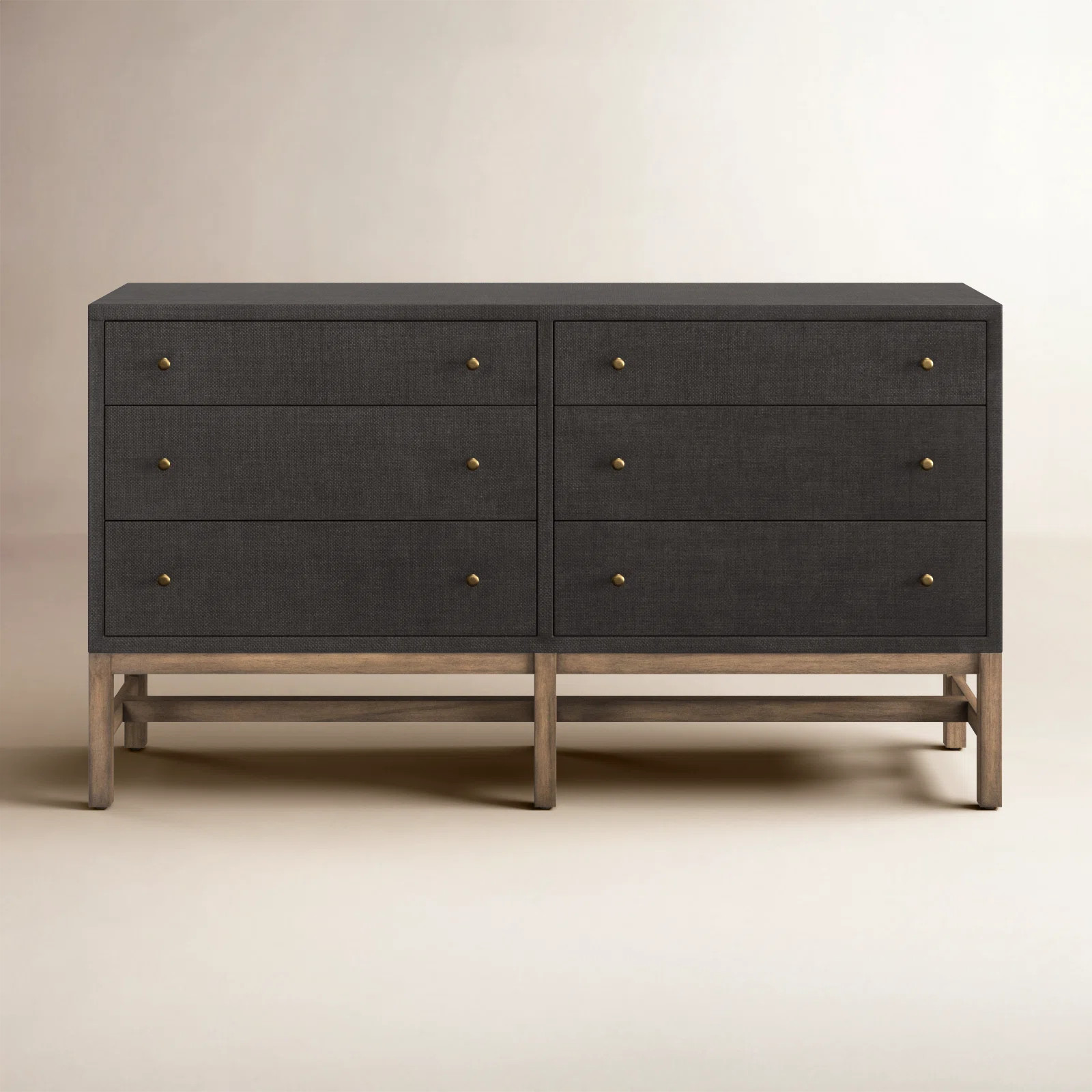 Hakana 6 Drawer Raffia Dresser | Wayfair North America