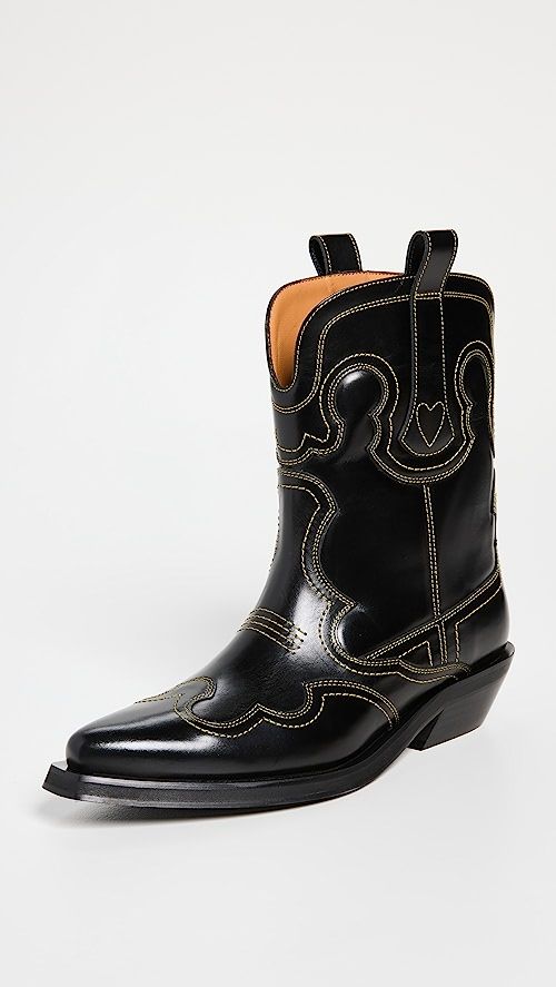 Low Shaft Embroidered Western Boots | Shopbop