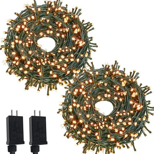 600 LED String Lights Warm White Mini Lights 210 FT Long Plug in for Indoor Outdoor Christmas Tre... | Walmart (US)