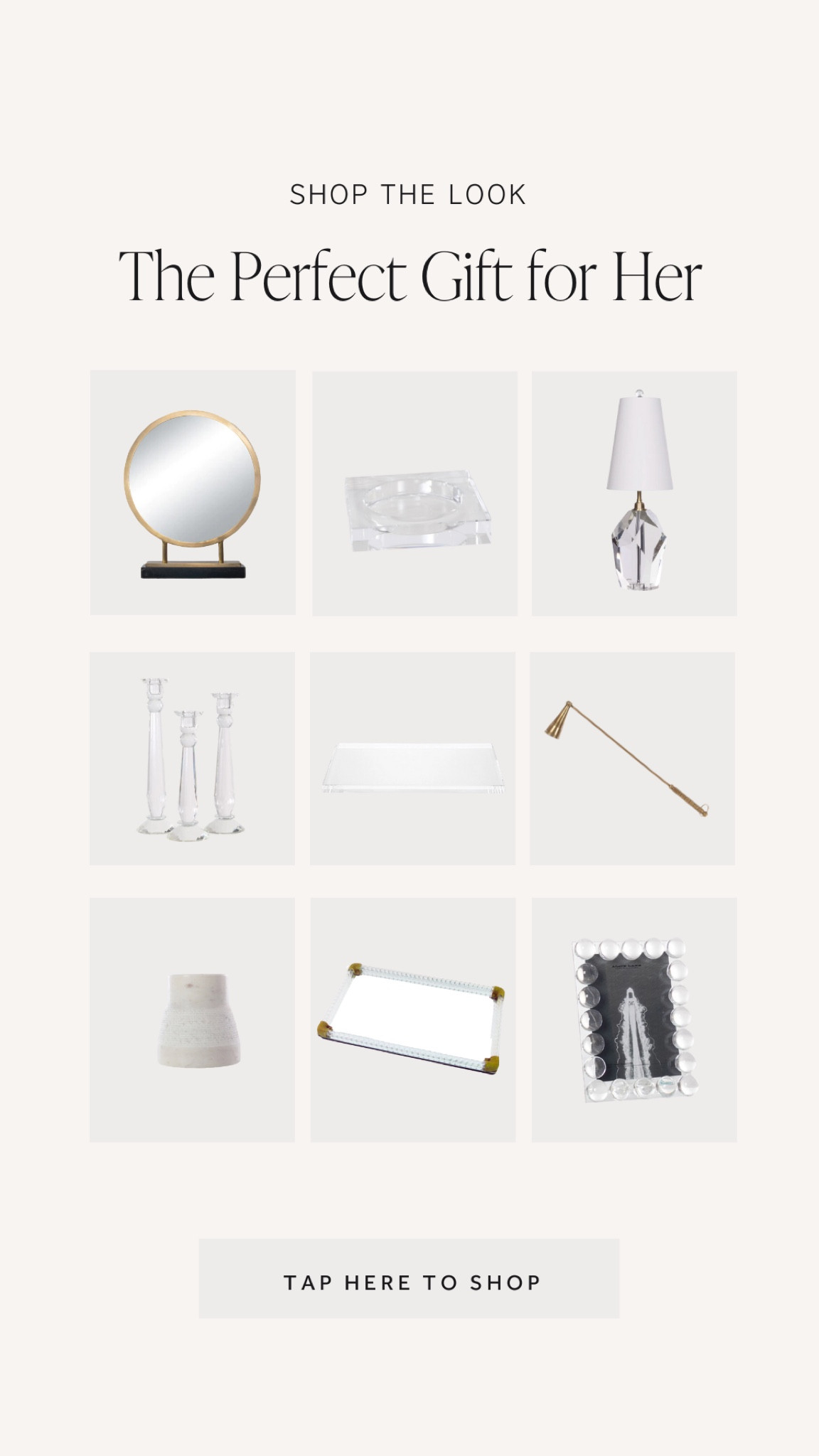 Home for the holidays means creating a space that feels as special as she is. Whether she’s the heart of your home, the ultimate hostess, or the sister or daughter who deserves something beautiful—thoughtful touches make all the difference. 

This year, give her a gift she’ll treasure, because she deserves it all! ✨ We’ve rounded up our favorite gifts from Alice Lane Home help you make it unforgettable. 

#gift #her #mom #sister #daughter #friend #holiday #christmas #home

#LTKHome #LTKHoliday #LTKSeasonal