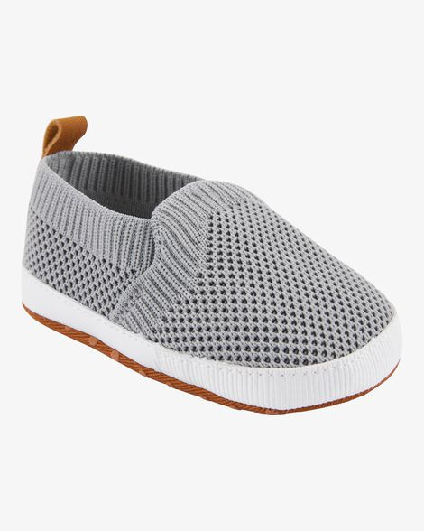 Baby Boy Mesh Slip-On Shoes - Grey | Carter's Inc