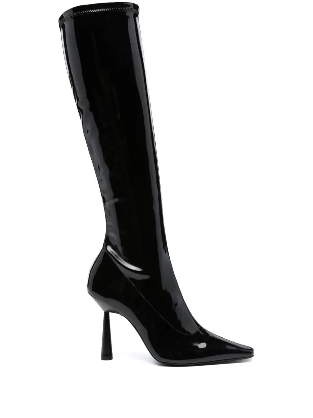 Rosie 8 110mm patent boots | Farfetch Global