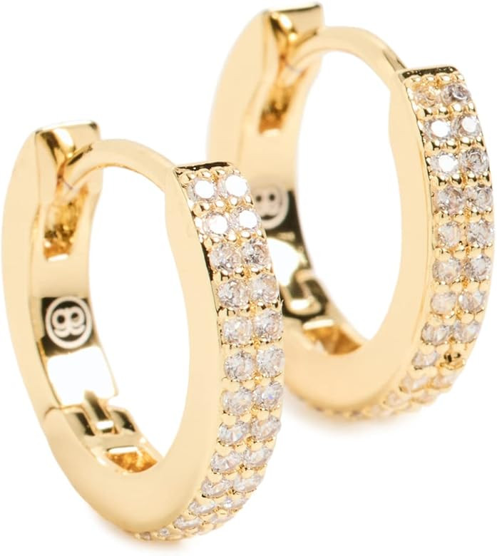 Gorjana Women's Wilder Shimmer Bar Huggie Earrings | Amazon (US)