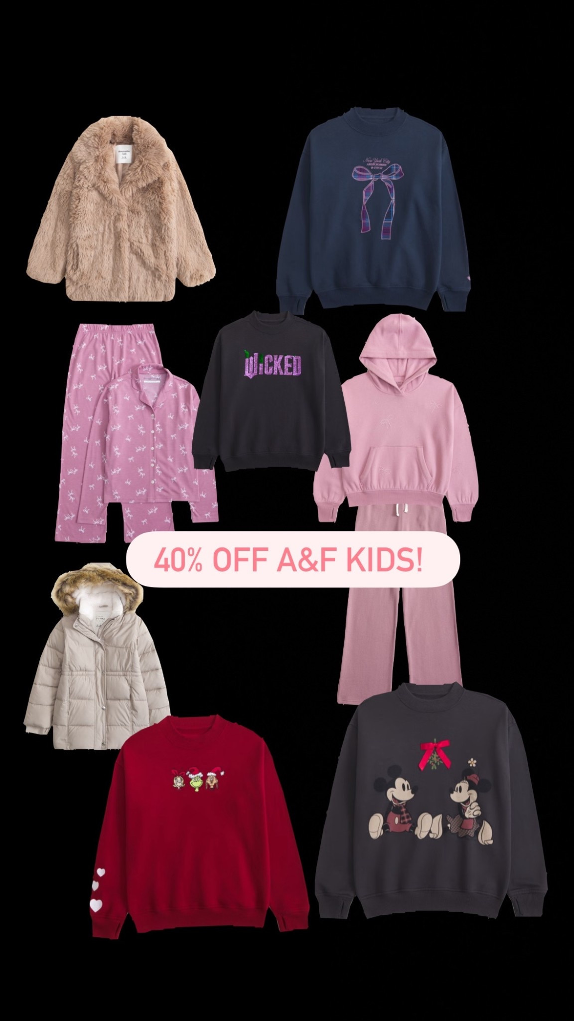40% off sitewide at Abercrombie kids! My kids live in Abercrombie! The quality is a 10/10! I’ve never had anything rip or tear from here and everything is so soft! 

Kids gift guide 
Kids Christmas outfit 
kids gift idea 


#LTKSaleAlert #LTKKids #LTKGiftGuide