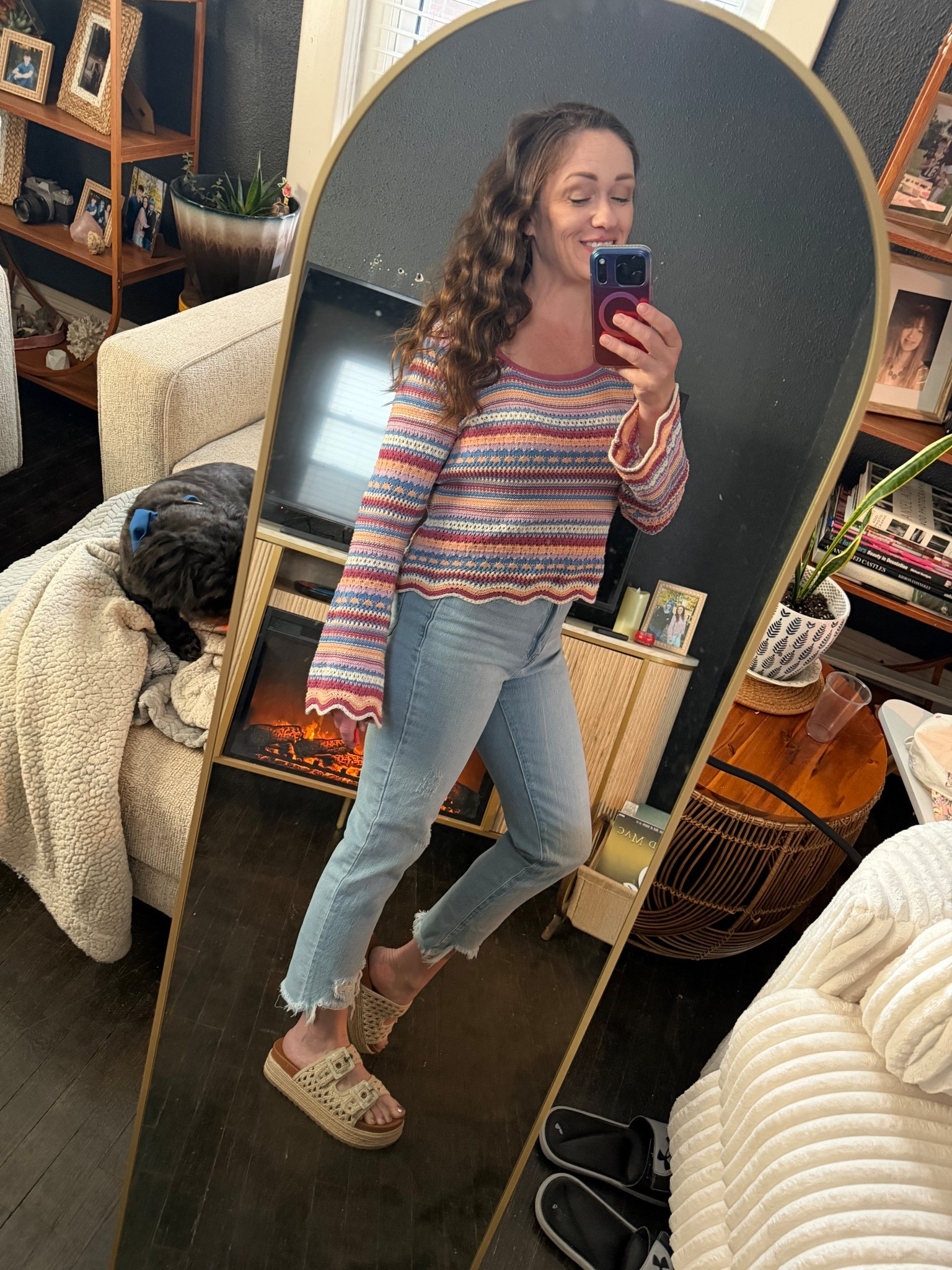 Spring weather keeps fkn with us in the Midwest… lil cold for the toes today 🫶🏼 (these jeans are $13 rn, btw) links on my LTK

#LTKmomlife #LTKootd #LTKSaleAlert