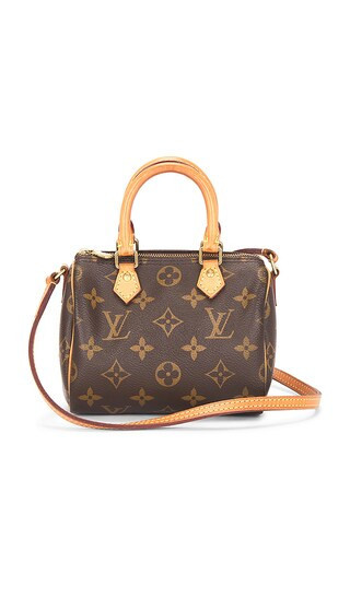 FWRD Renew Louis Vuitton Monogram Nano Speedy Handbag in Brown. | Revolve Clothing (Global)