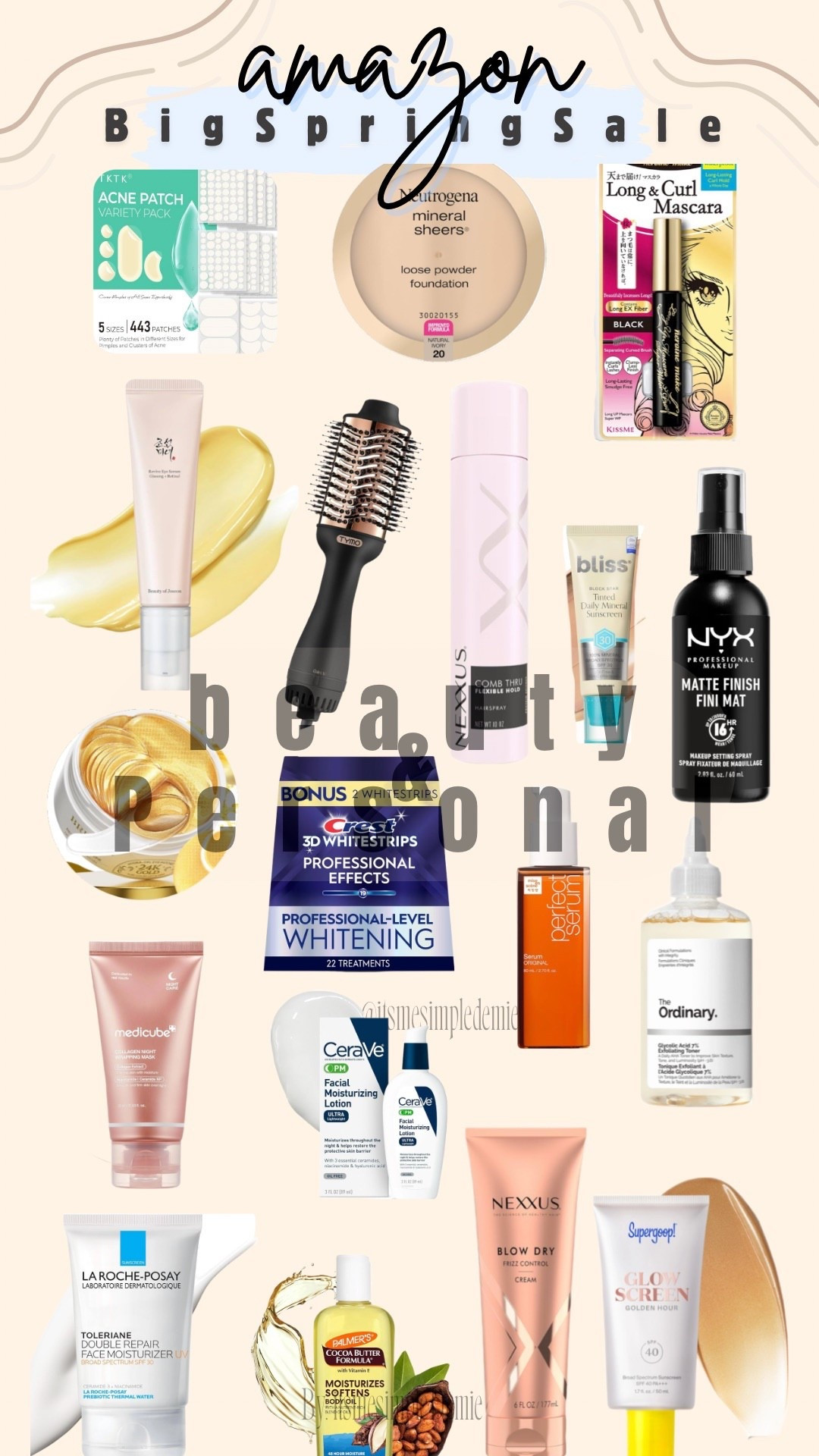 Amazon Big Spring Sale is here and these are some of my beauty faves on sale right now 👀✨

I’m not just sharing random products — I actually use and love some of these, so I wanted to put everything in one place for you 💕

From skincare, makeup, to haircare… there are so many good deals right now, especially if you’ve been wanting to restock or try something new!

A few highlights:
• Everyday skincare I keep going back to
• Makeup that’s affordable but works so good
• Hair products that make getting ready easier

If you’ve been waiting for a sign to stock up… this is it 😂

Everything is linked on my LTK so it’s easy to find!

Let me know — what are you restocking during the sale? 👀


#LTKSeasonal #LTKSaleAlert