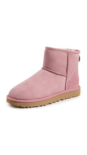 UGG Women's Classic Mini Ii Boot, Pink Dawn, 8 | Amazon (US)