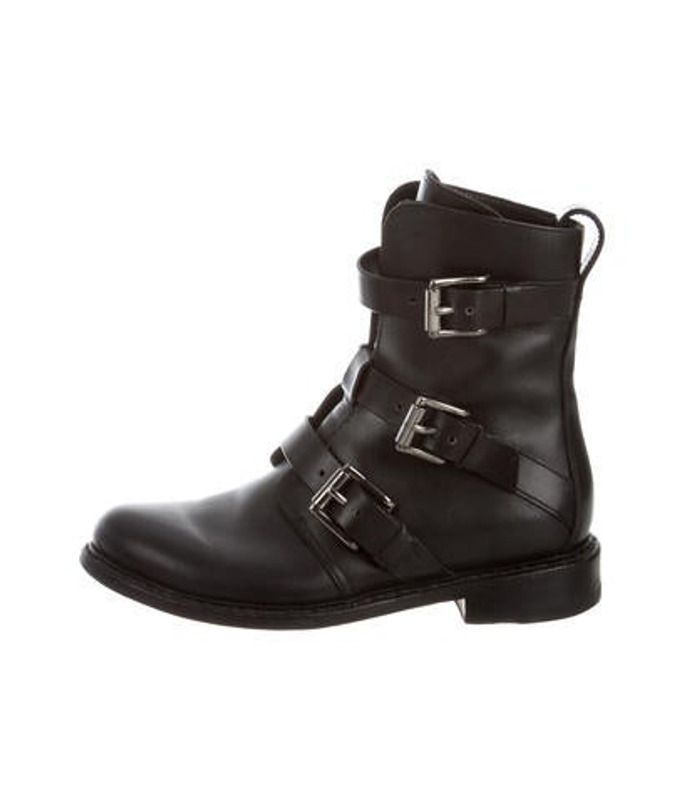 Rag & Bone Round-Toe Biker Boots Black Rag & Bone Round-Toe Biker Boots | The RealReal