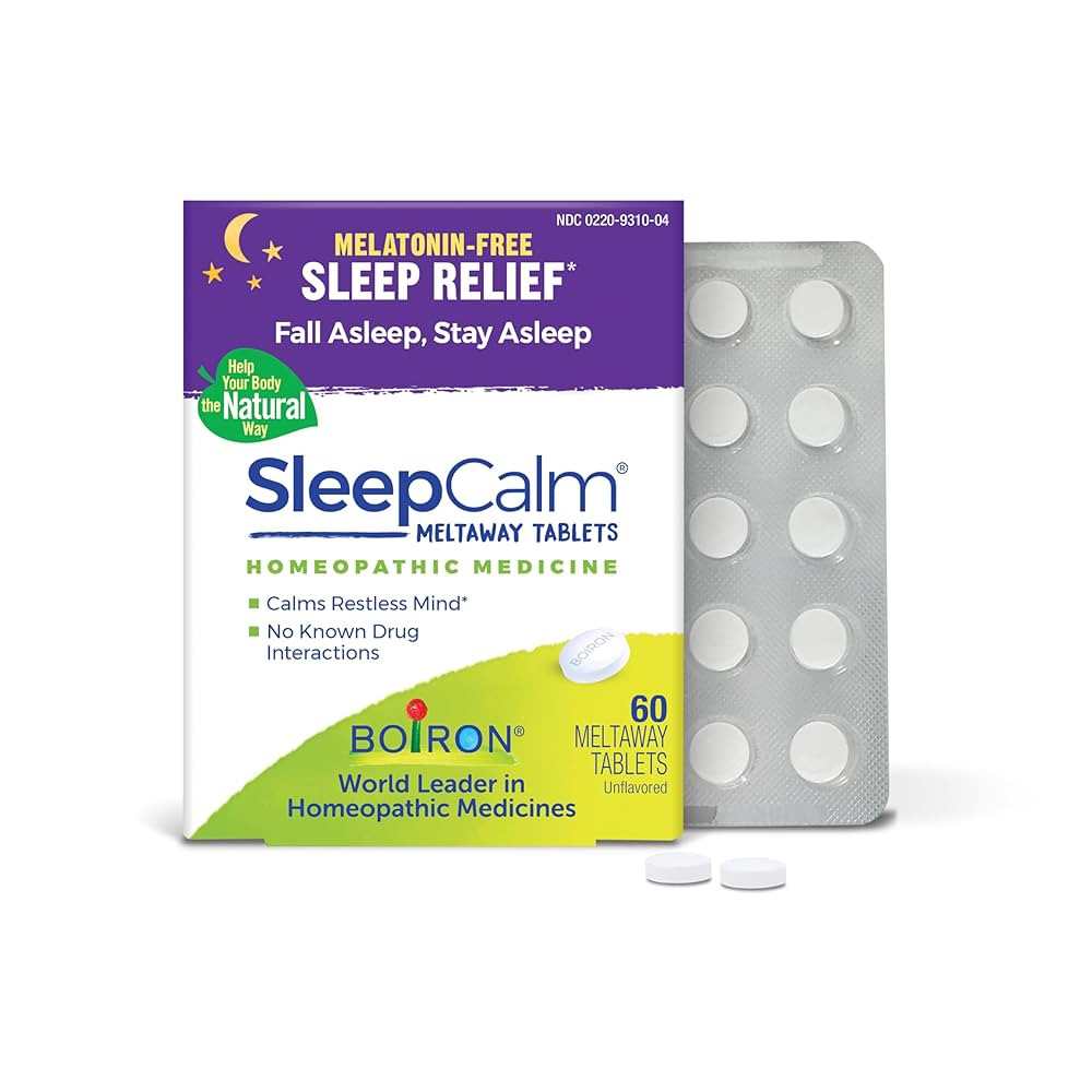Boiron SleepCalm Sleep Aid for Deep, Relaxing, Restful Nighttime Sleep - Melatonin-Free and Non H... | Amazon (US)
