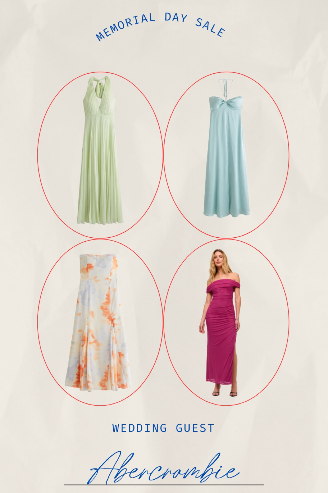 Wedding guest dresses all 25% off from Abercrombie 

#LTKWedding #LTKSummerEdit #LTKSaleAlert