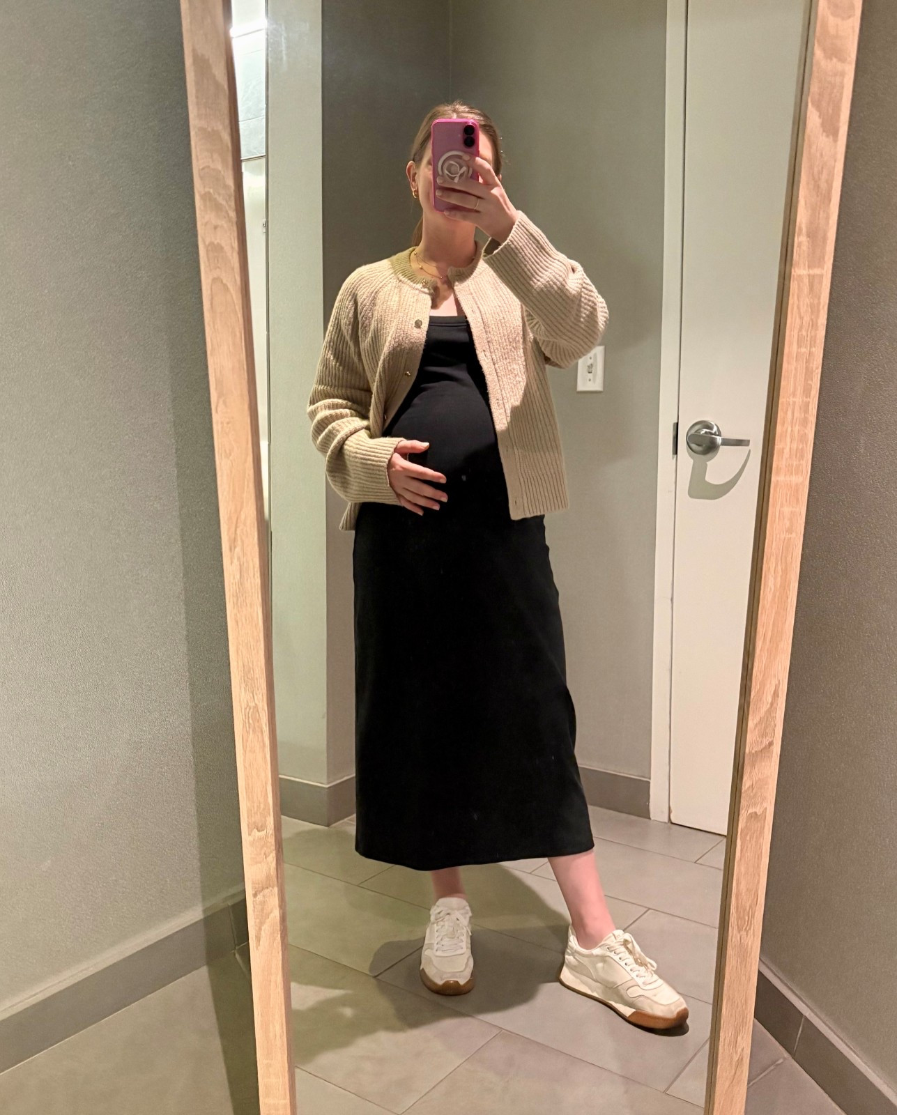 This dress is truly getting me through pregnancy! Stretchy enough for every trimester and will fit postpartum, too!

Bump friendly dress
Maternity

#LTKSaleAlert #LTKBump #LTKmomlife