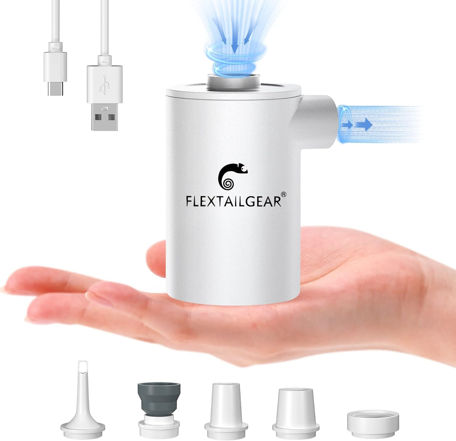 FLEXTAILGEAR MAX Pump 2020 Portable Air Pump with 3600mAH Battery USB Rechargeable Air Pump-Quick... | Amazon (US)