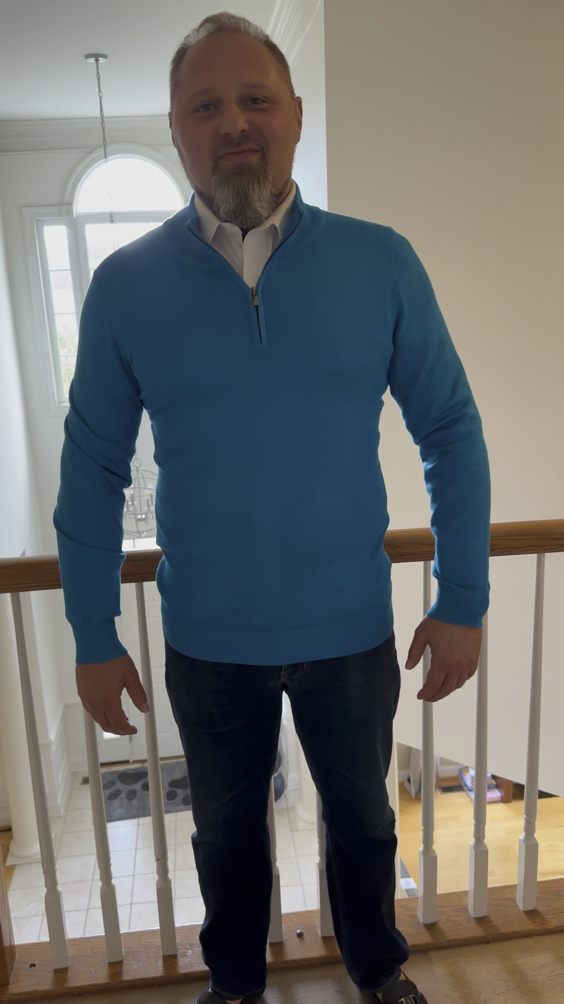 Check out this stylish sweater! 💜 Perfect for adding a pop of color to your wardrobe, this soft pastel piece pairs effortlessly with any outfit. Whether you're heading to the office or out for a casual day, it's a versatile choice that keeps you cozy and chic. #Fashion #StyleGoals #SweaterWeather

#LTKVideo #LTKWorkwear #LTKMens