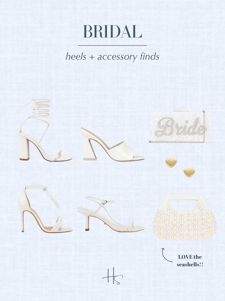 Bridal heels & accessories from Revolve! Looveeee these! 

#LTKStyleTip #LTKWedding