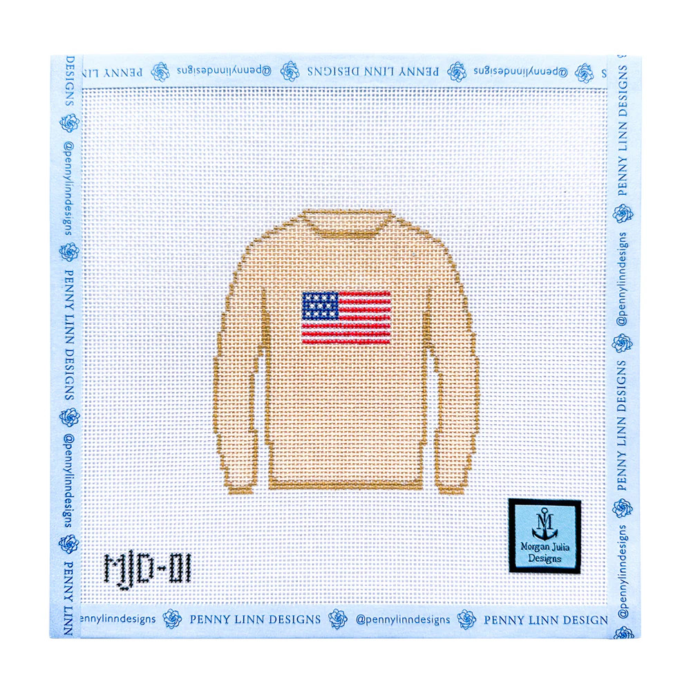 American Flag Sweater | Penny Linn Designs
