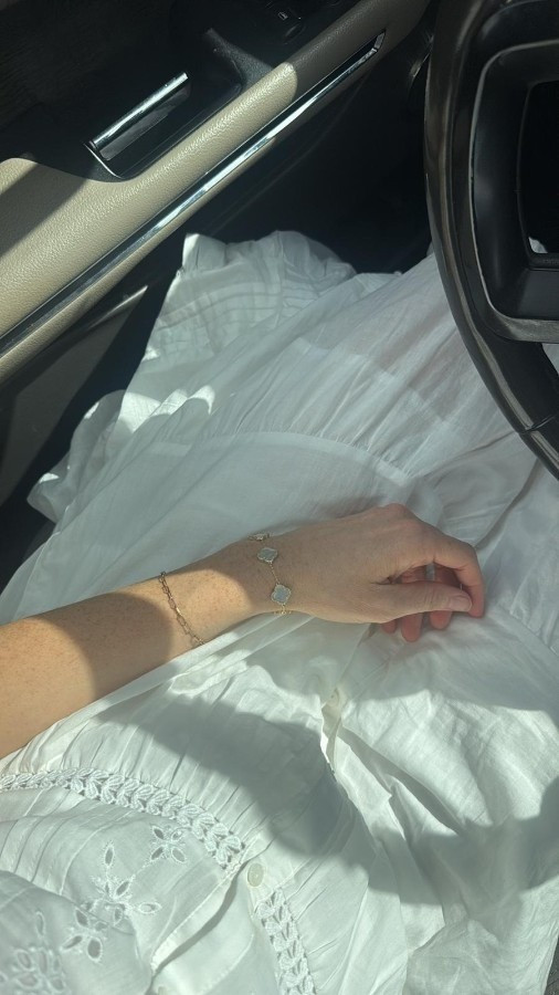 This bracelet seriously never comes off. It looks brand new, doesn't tarnish, and looks so good! One of my favorite pieces of jewelry. And it's 20 percent off for Labor Day weekend! Plus if you spend over $100, you get a free necklace! 

 #LTKmomlife #LTKSeasonal #LTKSaleAlert