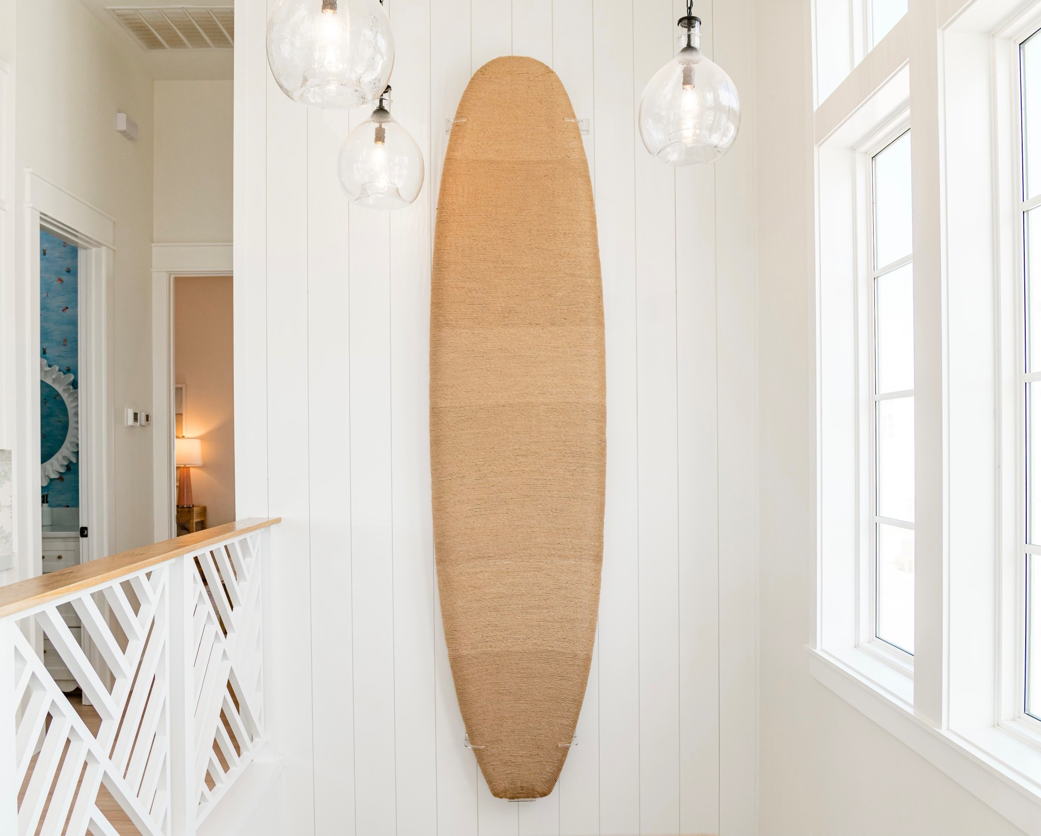 We turned a plain surfboard into a custom coastal statement—and now we’re showing you how to do it too!🏄‍♀️🌊
These hand-wrapped boards are one of our signature CF Designs DIYs. They’re fun, personal, and make the perfect finishing touch for beachy bedrooms, living rooms, and entryways. Each one is totally unique, and trust us—they’re easier to make than they look! 

Here’s the full supply list + step-by-step instructions. Let’s get creative and bring those salty vibes home! 🌊
#DIYDecor #CoastalDIY #Surfboard

#LTKHome #LTKSeasonal