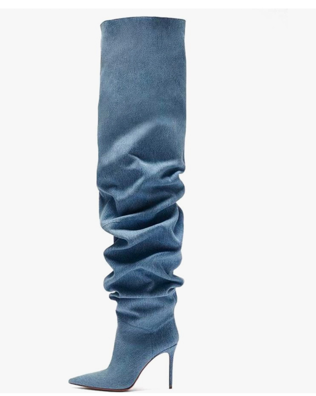 These are the perfect denim boots  heels from Amazon. 

#ltksalealert

#LTKStyleTip #LTKOver40 #LTKShoeCrush