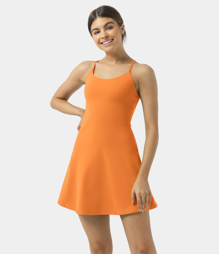 Softlyzero™ Plush Backless Active Dress-Easy Peezy Edition-UPF50+ | HALARA