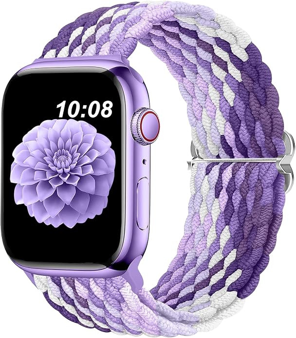 DOBSTFY Compatible with Apple Watch Band 40mm 38mm 41mm 42mm 44mm 45mm 49mm for Women Men,Stretch... | Amazon (US)