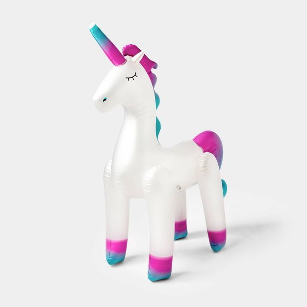 Unicorn Sprinkler Pearlized Matte White - Sun Squad™ | Target