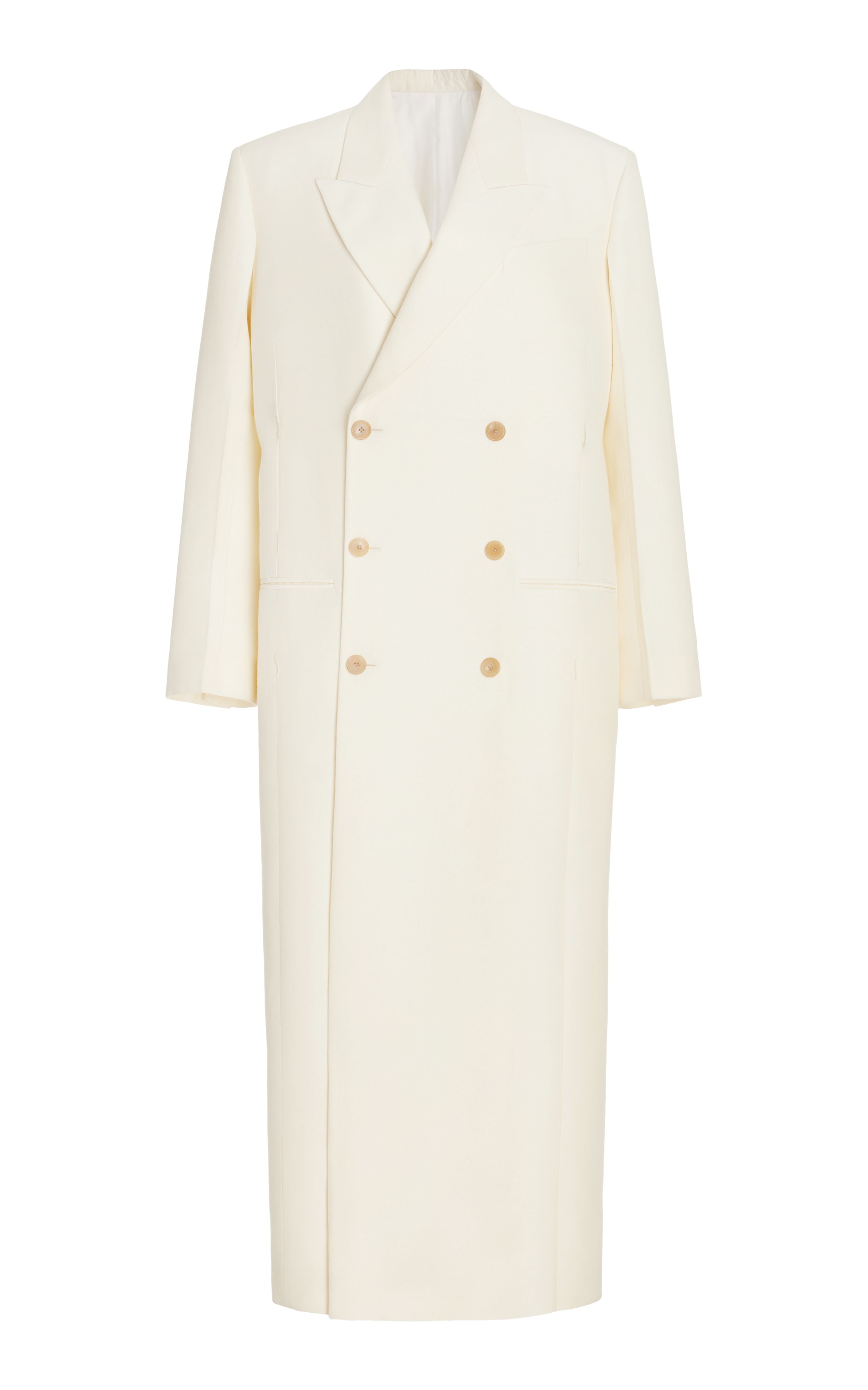 Catena Double-Breasted Wool-Silk Coat | Moda Operandi (Global)