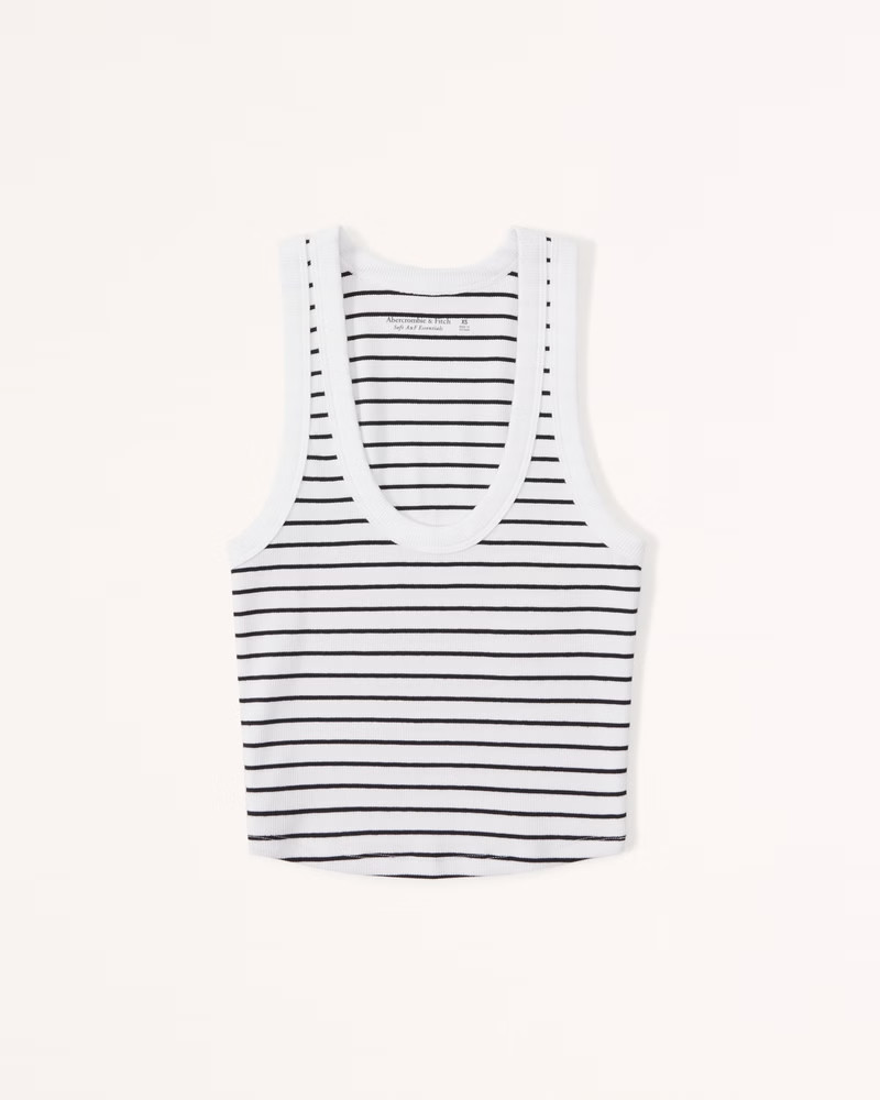 Essential Scoopneck Tank | Abercrombie & Fitch (US)
