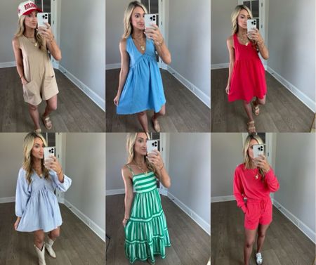 Amazon summer outfits I’m loving! Most of these are a look for less and such great quality! 

#LTKStyleTip #LTKSeasonal