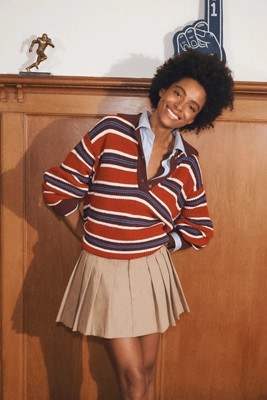 Citizens of Humanity Pleated Twill Mini Skirt | Anthropologie (US)