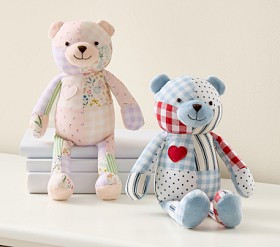 Patchwork Bear Plush | Pottery Barn Kids