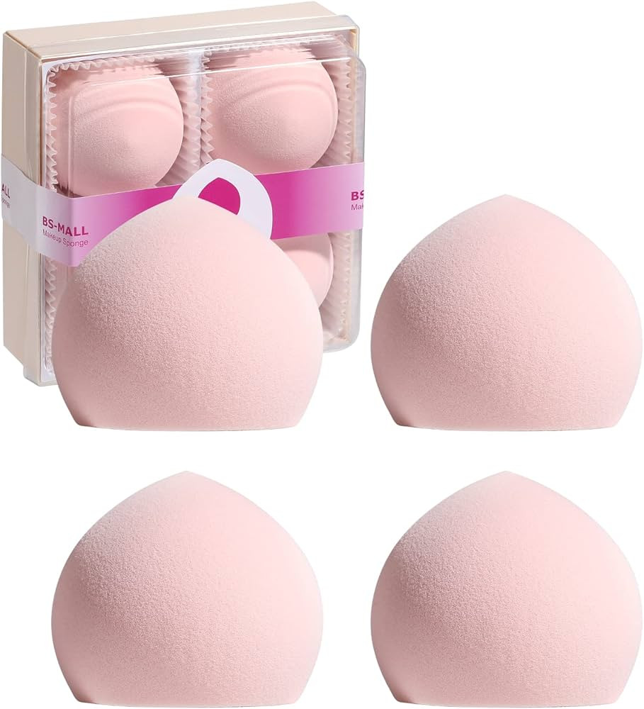 BS-MALL Makeup Sponge Set Cloud Makeup Blender for Liquid and Cream Foundation, Flawless Makeup, ... | Amazon (US)