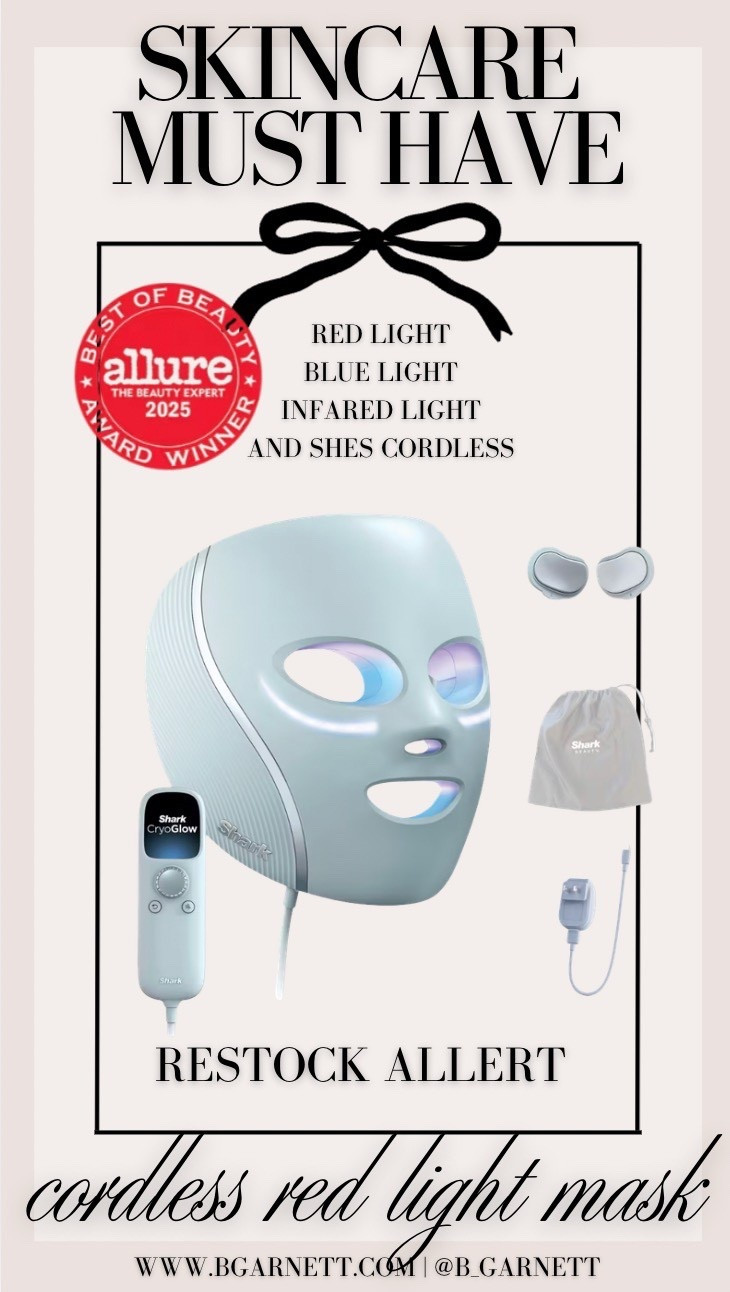 Restock allert: the shark Redlight, blue light & purple light mask is finally restocked at Ulta 

Redlight mask | shark Redlight mask | skincare | selfcare 

#LTKBeauty #LTKgrwm #LTKmorningroutine