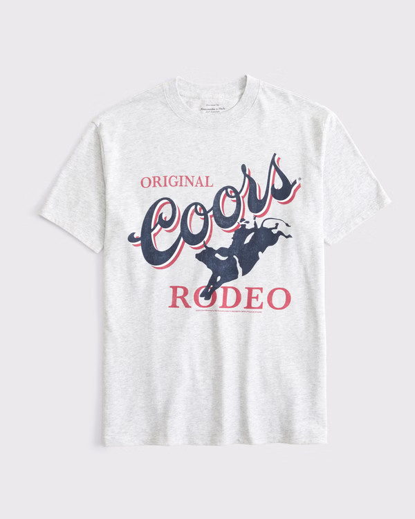 Oversized Coors Graphic Tee | Abercrombie & Fitch (US)