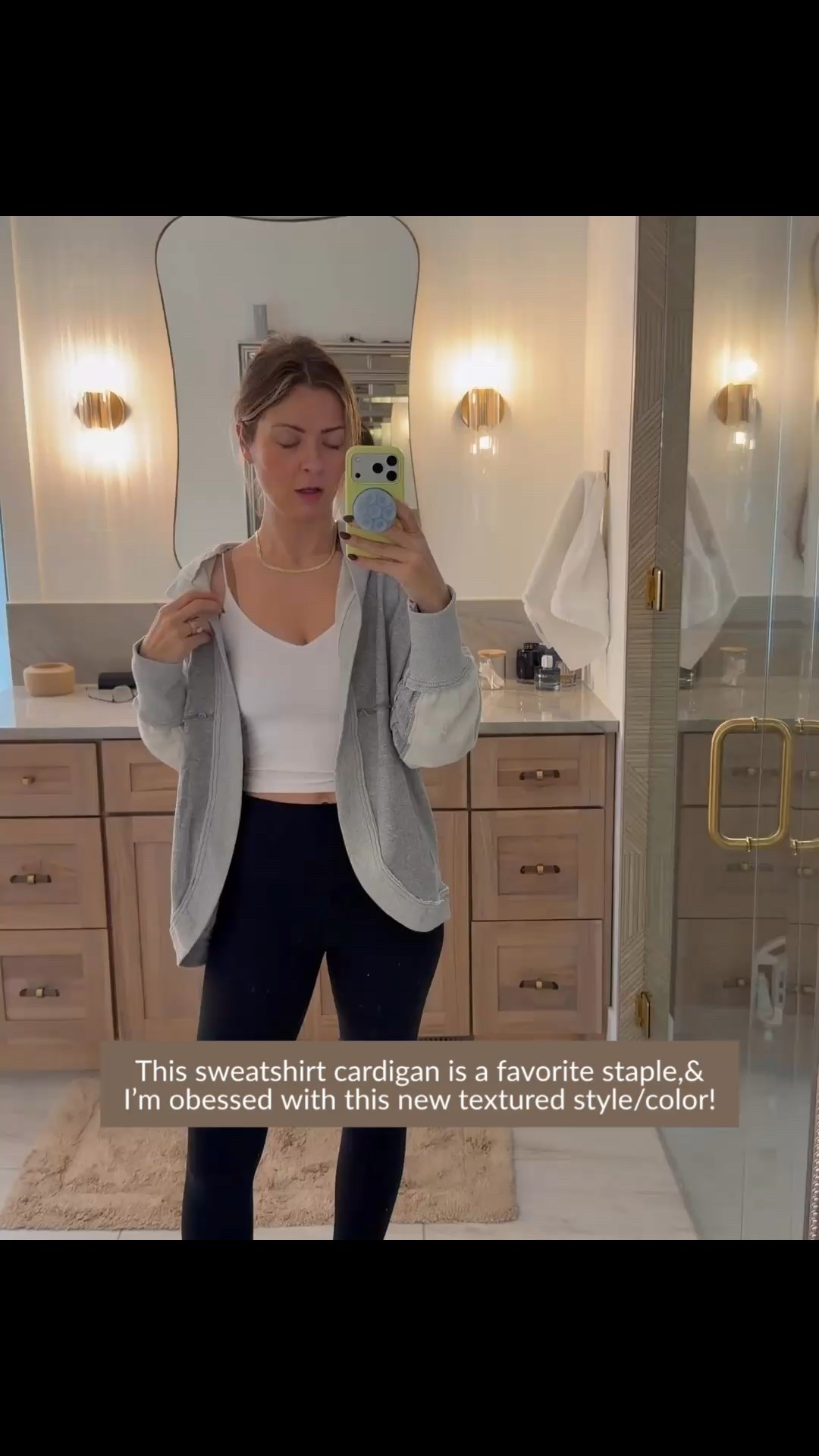 This sweatshirt cardigan is EVERYTHING! The textured and mixed media details are so good  

#LTKootd #LTKmomlife #LTKGiftGuide