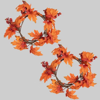 2pk Garland Fall Leaves - Bullseye's Playground™ | Target